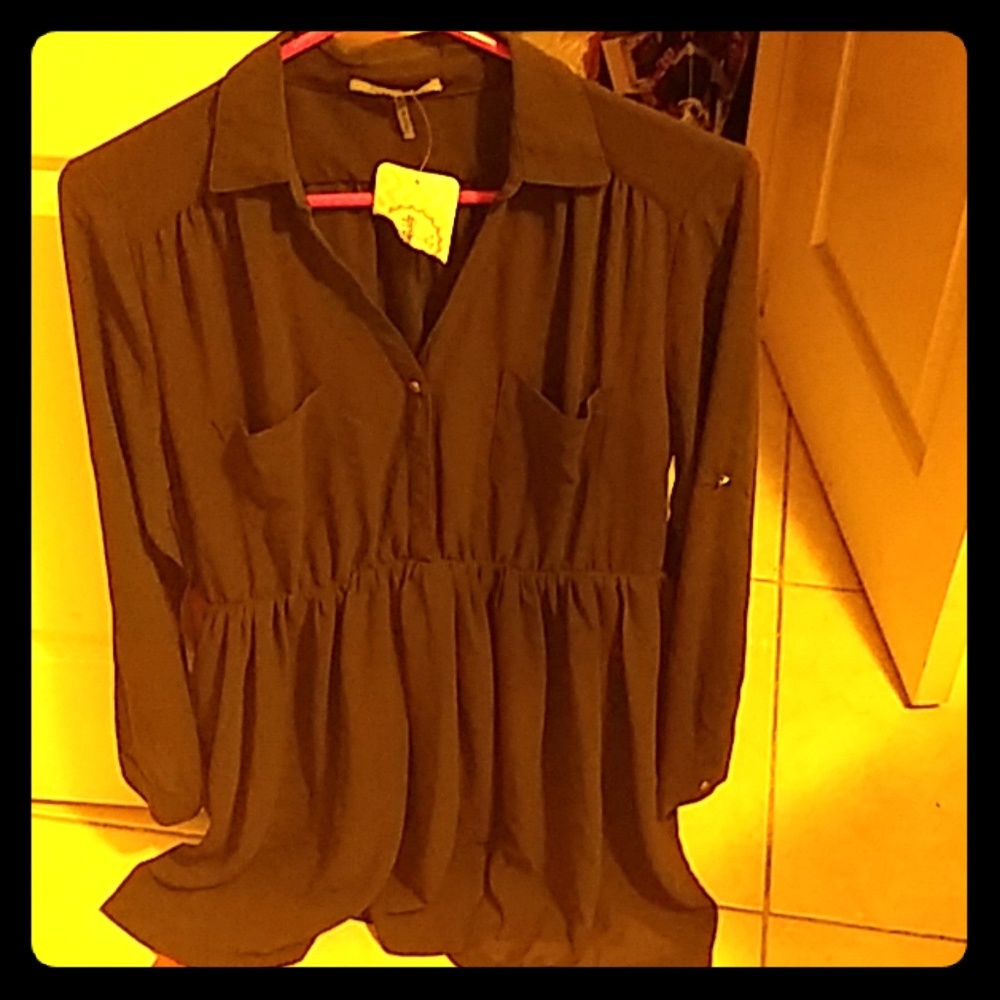 Shirt with belt